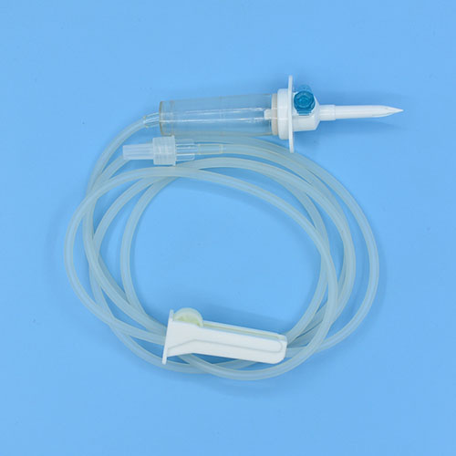 Infusion set with Special M-SIZE Injection molding drip chamber for infusion pump