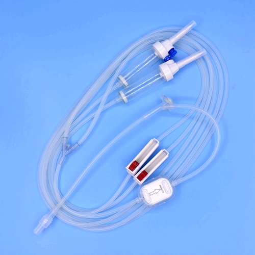 Customized Double drop chamber and Roller Precision Infusion set